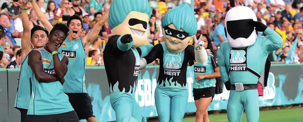BRISBANE HEAT Heater, Flame and Rocketman and the Heat Dance Crew were firm crowd favourites once again in BBL 06. BBL 06 was a season defined by Lynnsanity and the Gabba curse.