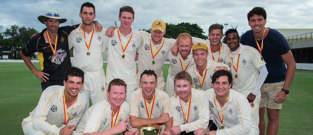 MY FOOT DR PREMIER GRADE The victorious Wests squad after their Premier Cricket Final victory.