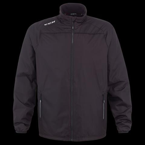 Jackets Midweight Jacket Item #005 Midweight track jacket. Water repellent. last name on back collar. Black.