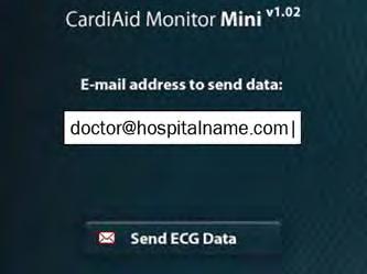 CardiAid Monitor Mini CardiAid Monitor Mini is a special software which can be used with PDAs which have bluetooth connection.