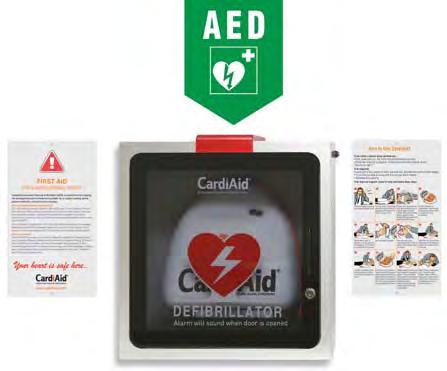 On the other hand, the AED should be protected when in a public place; like airports, city halls, schools etc.
