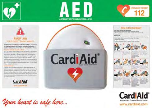 Wallmount Board: CDC01WMB001 AED Signs and Flags In case of SCA, every second counts. It is critical for the AED to be easily noticed and reached by the responder.