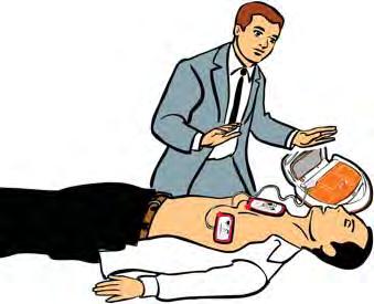 CardiAid provides a metronomic signal with the correct rhythm of the chest compressions.