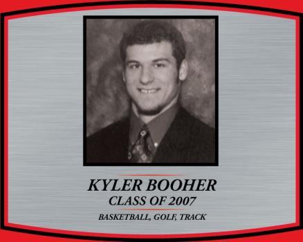 Kyler Booher 2007 Graduate of Newton High School All Ohio in Golf, Basketball, & Track All Time Boys Basketball leading
