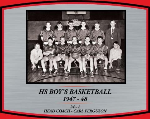 1947-48 Boys Basketball 24-1 Overall Record Miami County Champions Hold Newton Boys Basketball Records for: o
