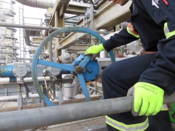 HSSE safety share Hand safety Incident An Operator was in the process of closing a valve.