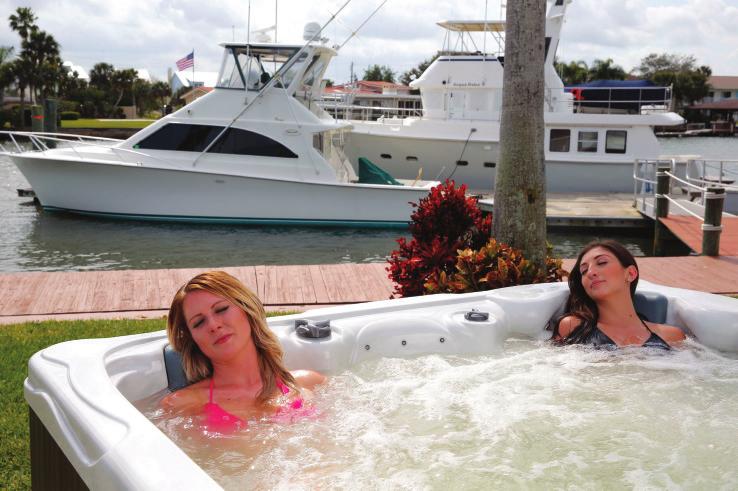 Original Over the years we have introduced a number of firsts to the hot tub industry, Catalina were the first manufacturer to incorporate features such as; Music Systems, Televisions, Mist Systems,