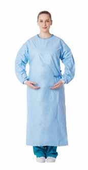 Protective Apparel Range Gowns and Aprons Neck Ties Neck Ties Semi- Full Back Full Back Elastic Cuff Semi- Elastic Cuff AGO52UN AGO53UN Procedure AAMI Level 2 Gown Procedure AAMI Level 3 Gown 10