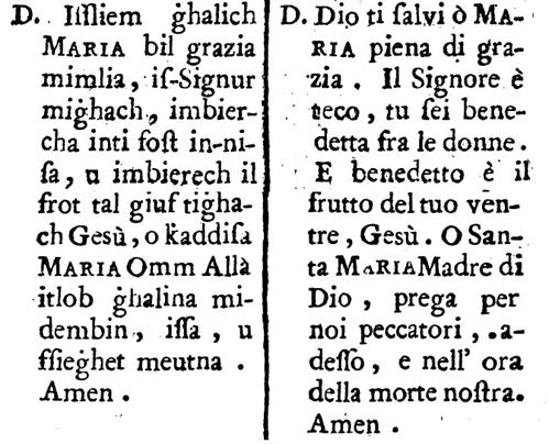 L-Ave Maria ta Wzzino mqabbla ma oħrajn L-Ave Maria ta Wzzino (1768, pp.