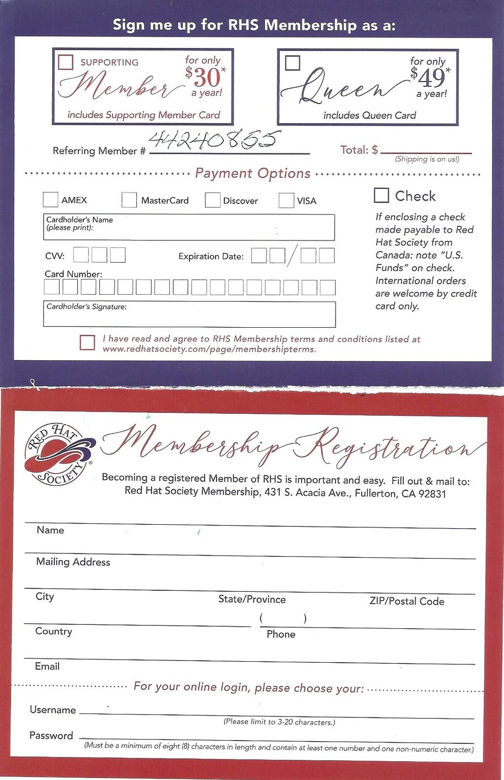 LADIES! Yes, you too can join for a year of FUN! The Red Hat Society is an international society dedicated to reshaping the way women are viewed in today s culture.