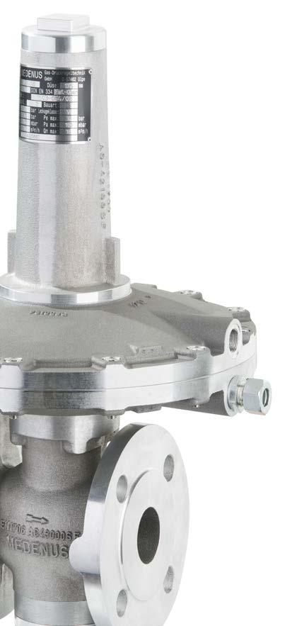 OVERFLOW VALVE R 101 U Design and function The R 101 U is a gas overpressure valve that opens from a set pressure.