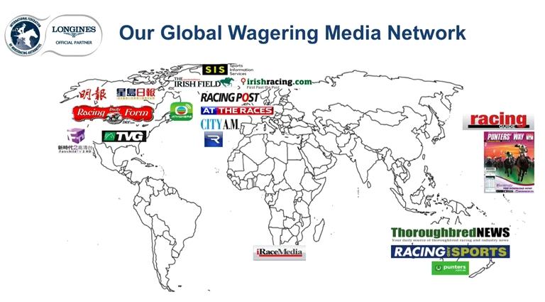 Equally important, not only the number of partners, but it is also to build and count with a strong global wagering media network.