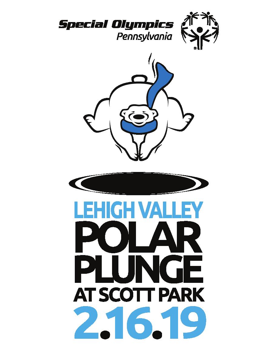 Scott Park, Easton, PA Saturday, February 16, 2019 The Lehigh Valley Polar Plunge is an event to raise funds and awareness for Special Olympics Pennsylvania.
