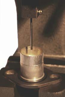 Instructions for Reloading 1. Make sure the TX-40 Reloading Press is securely mounted and the handle is properly adjusted.
