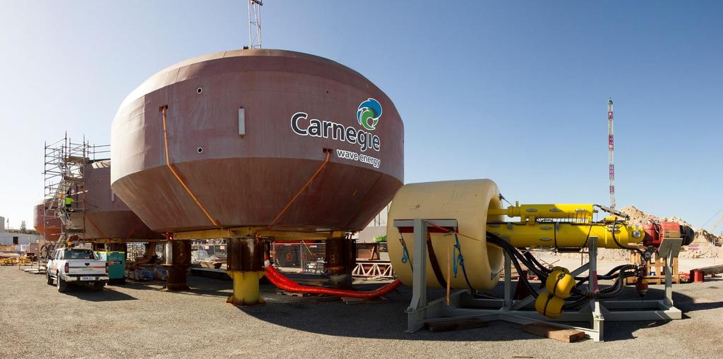 Perth Wave Energy Project CETO 5 generation successfully demonstrated Garden Island, Western Australia Demonstrated CETO 5 technology including: Three WECs Power delivery to grid Wave powered,