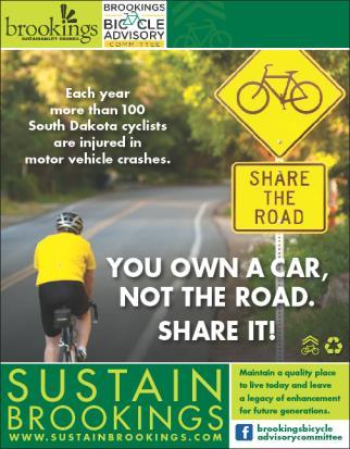 Bike Month (May 1-31) - Conducted an extensive bike month promotional campaign that included event-specific posters, social media, government channel, website, radio programs, church bulletins, and