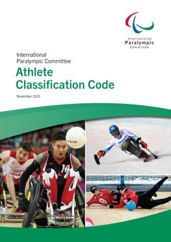 Guidelines for all classification processes for all IPC Sports