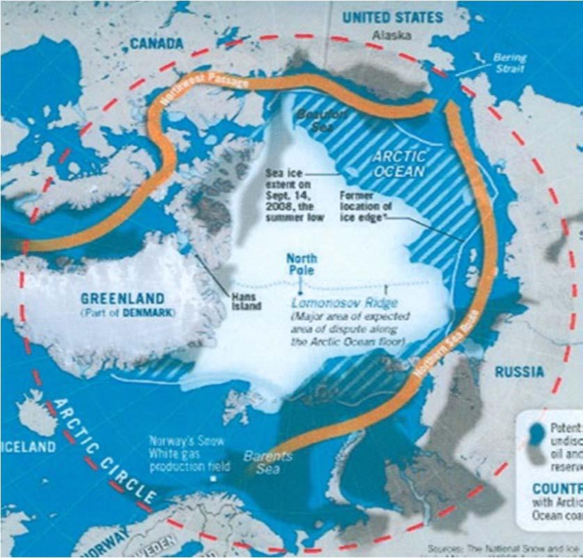 Arctic Benefits Huge oil and gas reserves north