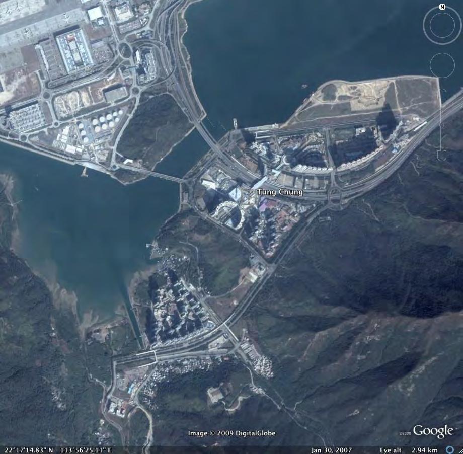 HKLR will create a vehicle emissions trap between urban Tung Chung and the Chep Lap Kok island coastline The HKLR via Tung Chung Bay brings an increase in vehicle emissions to within 0.