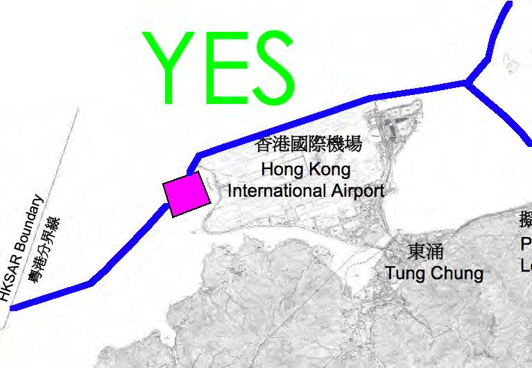 There is an alternative route for the HKLR.