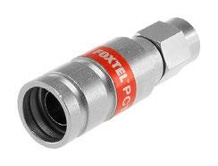 30 DUE END OF JAN 2019 "F" COMPRESSION CONNECTORS RG6 FOXTEL APPROVED F30574 The TRS compression connector is