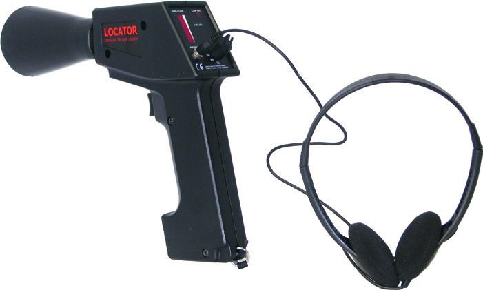LOCATOR Chapter 3 LOCATOR Compressed air energy saver The LOCATOR is an ultrasonic air leak detector that detects compressed air leaks, covering a wide frequency spectrum of 20-100 khz.