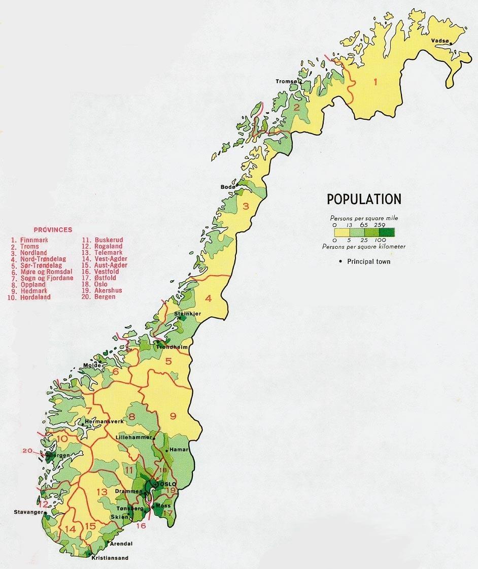 Appendix I Map of Norway Figure I Map of