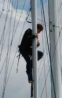 It is designed to be extended (2,3 and 7 meters) and thus adapts to the height of your mast.