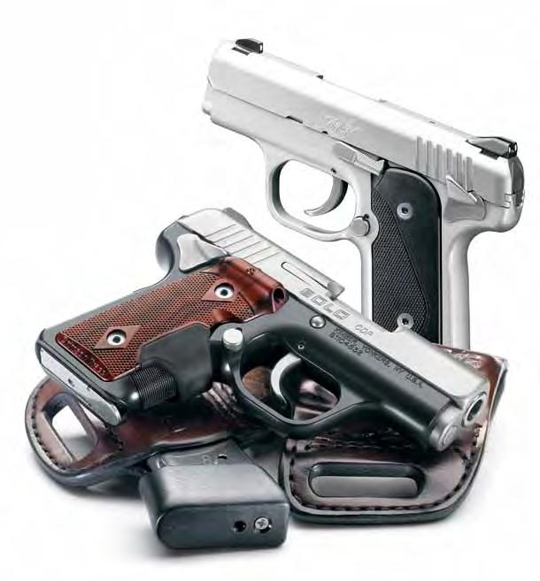 SOLO PISTOLS Solo pistols combine Kimber quality and 9mm power in a package that weighs just 17 ounces.