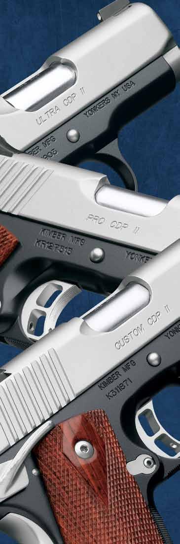 1911 PISTOLS Size Selection Guide ULTRA With a 3-inch bull barrel and a short grip, Ultra models are easy to conceal and comfortable to carry.