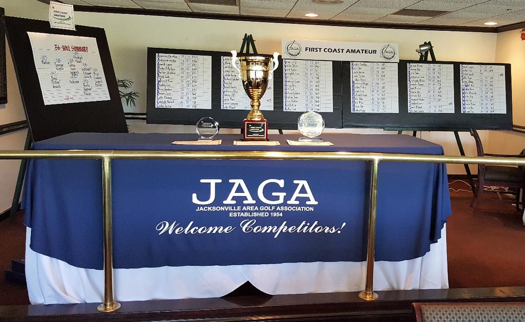 The First Coast Amateur was sponsored and conducted by JAGA, which annually promotes Jacksonville s top-level amateur competitions and has