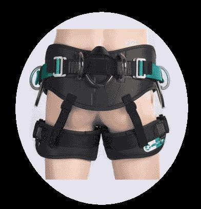 use. Anatomically designed back pad The back pad follows the curves of the
