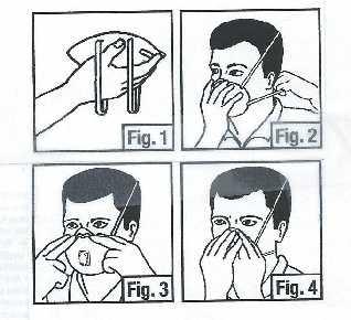 Follow the instructions for fitting the mask carefully. Air and contaminants will enter around the mask instead of through the filter if they can.