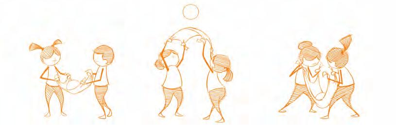 WISH UPON A STAR Arrange pupils in pairs with a sponge ball and a towel (pupil's jumpers will suffice) per pair. Invite each pair to find their own space in the playing area.