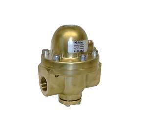 Functioning as a volume booster the dome is controlled by a proportional pressure regulator or a pilot pressure regulator. compressed air, non-corrosive gases or liquids Supply pressure max.