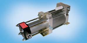 12 bar, for instance nitrogen or compressed air Outlet pressure P2 amplified or operating pressure of 20 bar
