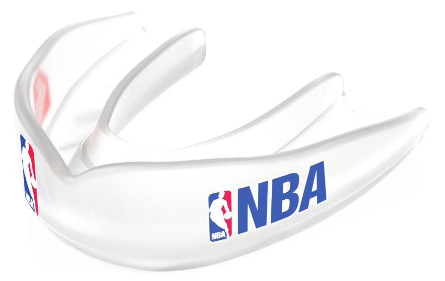 8300 NBA / Team Basketball Protect teeth and gums from injury while communicating better with highly breathable and speak-able mouthguard protection.