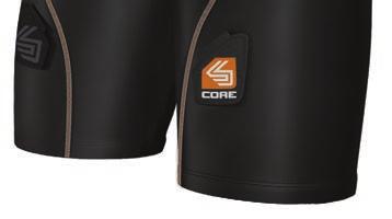 Ultra Jock Comfort Fit cup-lock pocket secures the cup pocket in a more natural position so the cup stays in place during play. AirCore hard cup offers impact protection and unrestricted mobility.