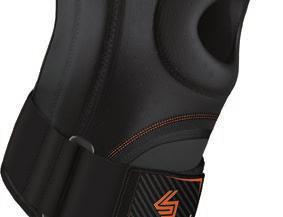 stability stays securely anchored within Hypalon sleeves Anatomical precurved design Color: Black 01 Four-way stretch Lycra mesh at back of knee Premium stitching assembly,