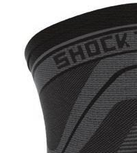 4 CONTOURED COMPRESSION ZONES 2060 Knee Sleeve Featuring a soft, breathable knit construction and