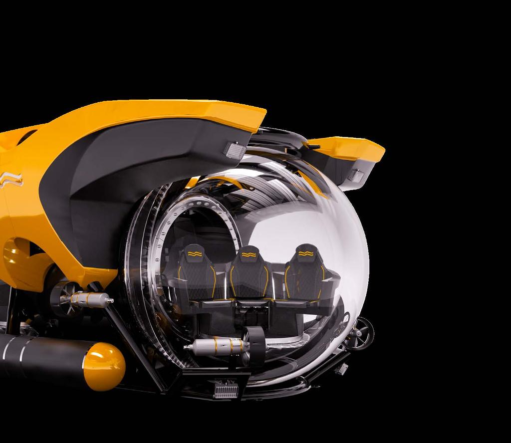 CRUISE SUB SERIES Our Cruise Sub range makes it possible for five to eleven people to experience safe submersible diving at its best, and ensures each guest enjoys an identical, unimpeded view.