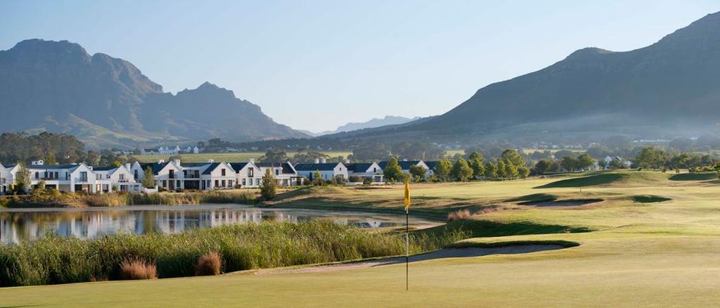 DE ZALZE The De Zalze Golf Course is situated within the De Zalze Winelands Golf Estate. The course is the perfect test for all golfers.