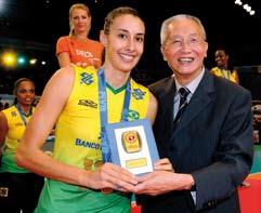 Jizhong Wei, FIVB President The Brazilians may soon run out of fingers to count their Grand Prix titles on Defending champions and World No.