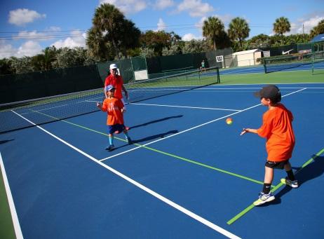 It is an athletic skill that is vital to becoming a good tennis player. Execution: 1. Two players face each other about 4-6 feet apart 2.