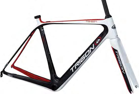 20 FRAMES TYPE ROAD TR507 Full carbon monocoque frame 1 1 /8-1.5 head tube design improving safety, handling and stiffness. Lightweight frame design improving stiffness significantly.