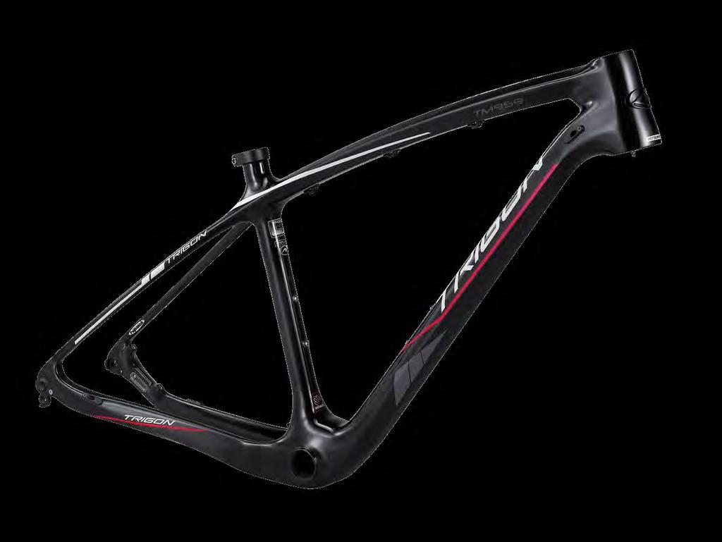 MTB 35 TM959 C7 650B Full carbon monocoque 27.5" frame with tapered head tube design for improving safety, handling and stiffness. Oversized tubing for increased stiffness durability and ride comfort.