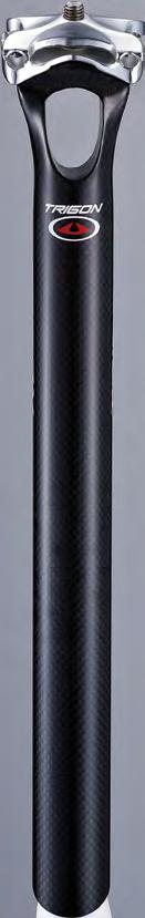 72 SEAT POSTS SP160UL Monocoque carbon flexible seatpost. Size: Ø31.6mm L300 or 350 or 400mm Standard seats flex less than 5mm, this design allows flex of 20-25mm.