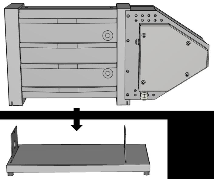 8. Place Membrane Side 2 with the motor between your thighs sitting down and start the assembly of the Membrane Assembly. 9.