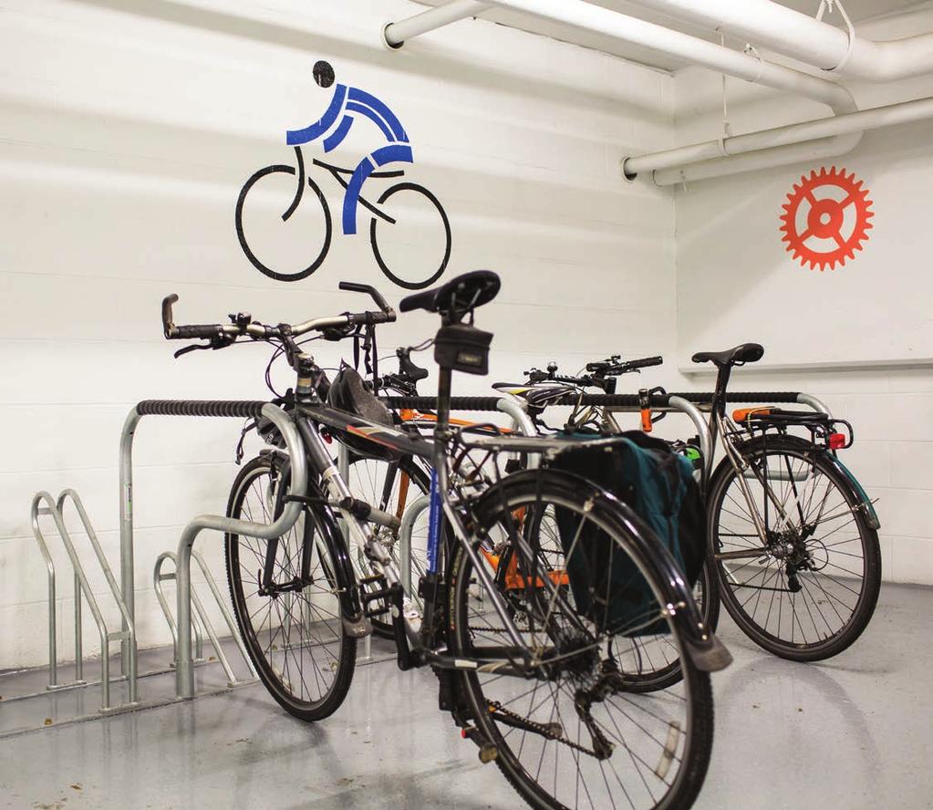 Class I bike parking refers to secure bicycle storage facilities that are intended for all-day or overnight storage.