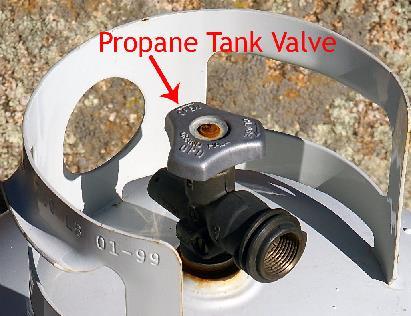 tank Step 4: Turn valve on and check your connections to ensure they are leak free Remember: Check